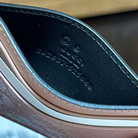 NEW Gucci with COA Micro-Guccissima Card Holder - Picture 9 of 12